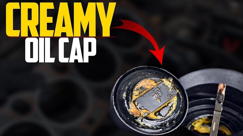 why is my engine oil milky